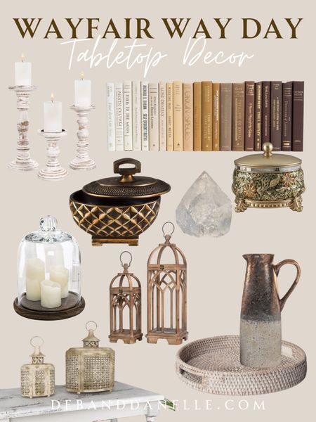 Wayfair Way Day is here! Here are some great tabletop home decor finds for a neutral, vintage style. #LTKxWayDay

#LTKhome #LTKsalealert