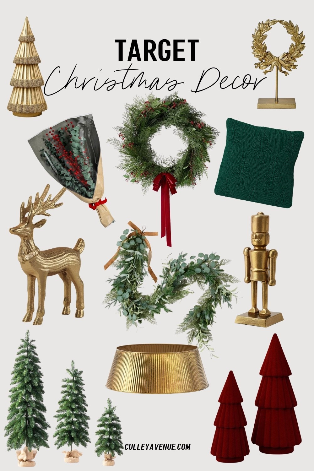 Target Christmas 2025 inspiration. I’m loving the traditional emerald and burgundy paired with gold this year.

#LTKHome #LTKSeasonal