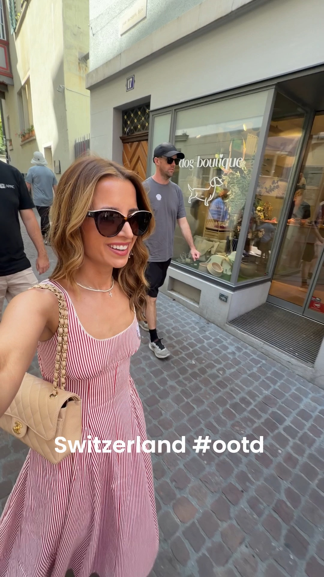 My Switzerland outfit of the day! Linen midi dress in XXS petite with adjustable straps and padding in the bust (no bra needed). Europe outfit. Summer outfit. Summer dress. Vacation outfit. Vacation dress. Resort outfit. Europe outfit. Woven ballet flats are TTS.

#LTKootd #LTKTravel #LTKPetite
