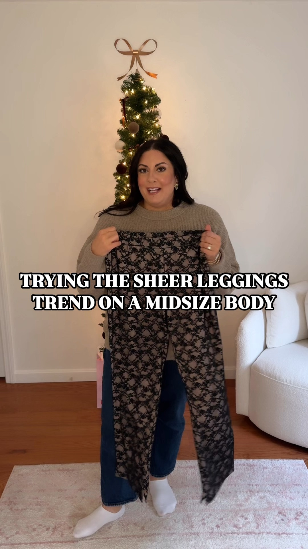 Wearing an XL in these sheer lace leggings and a L in this bow sweater! They’re both 40% off for Black Friday!! 

Holiday outfit, holiday party outfit, Christmas party outfit, sheer leggings 

#LTKGiftGuide #LTKHoliday #LTKCyberWeek