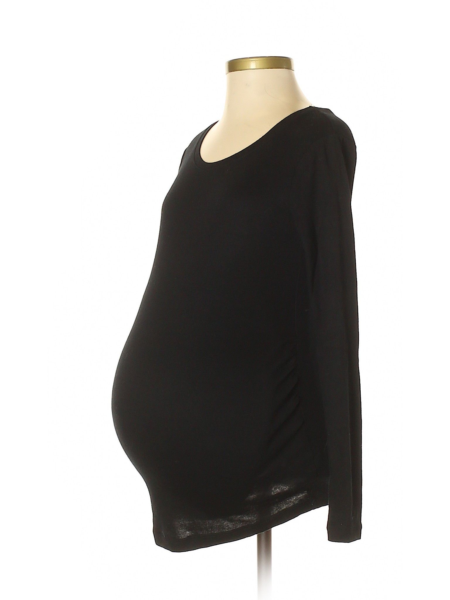 Gap - Maternity Long Sleeve T Shirt Size 0: Black Women's Tops - 43328611 | thredUP