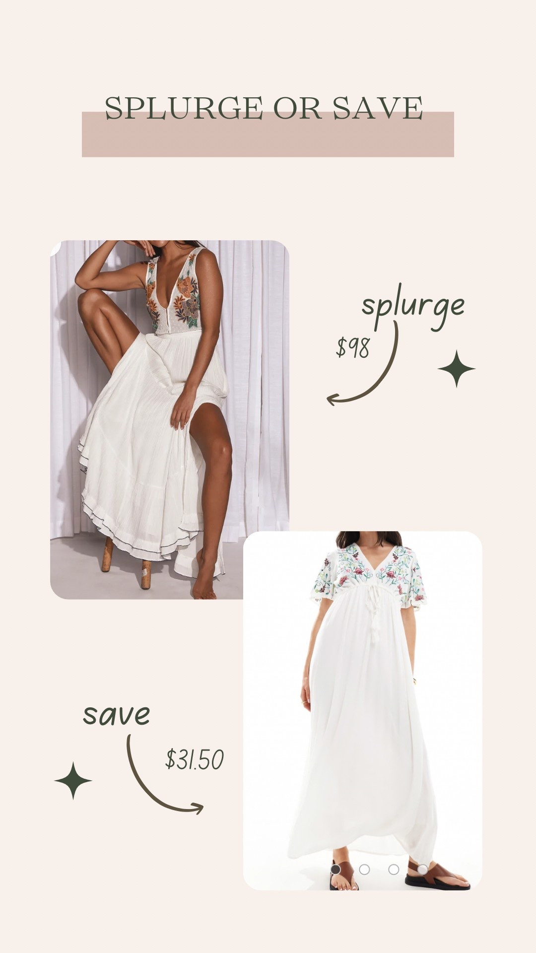 Loving both these dresses!! Hurry on the save, it’s clearance and limited sizes left! 

#LTKFindsUnder50 #LTKFindsUnder100 #LTKSpringSale