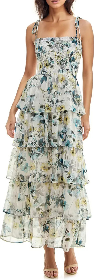 Floral Tiered Maxi Sundress | Nordstrom