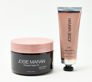 Josie Maran Supersize Argan Whipped Body ButterInfinity Cream | QVC