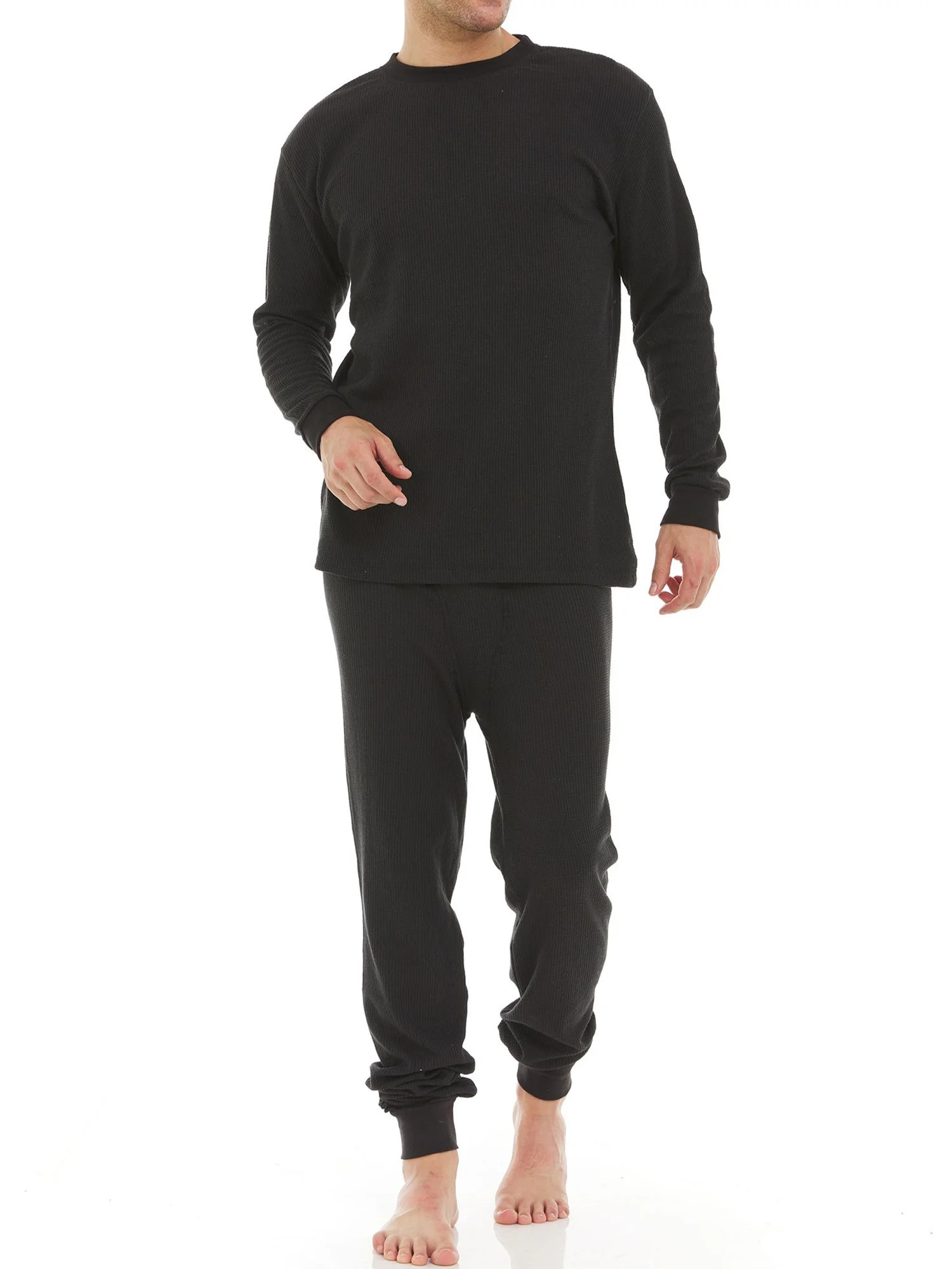 Isotoner Mens Waffle Thermal Set, 2 Piece, (S-2XL) | Walmart (US)