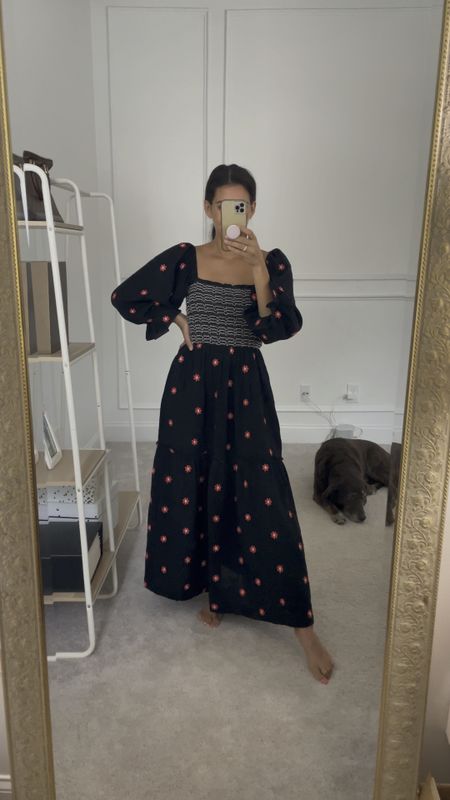 Amazon find! Free people maxi dress dupe / cute for game day for fall family photos / true to size and petite friendly

#LTKunder50 #LTKSeasonal #LTKunder100
