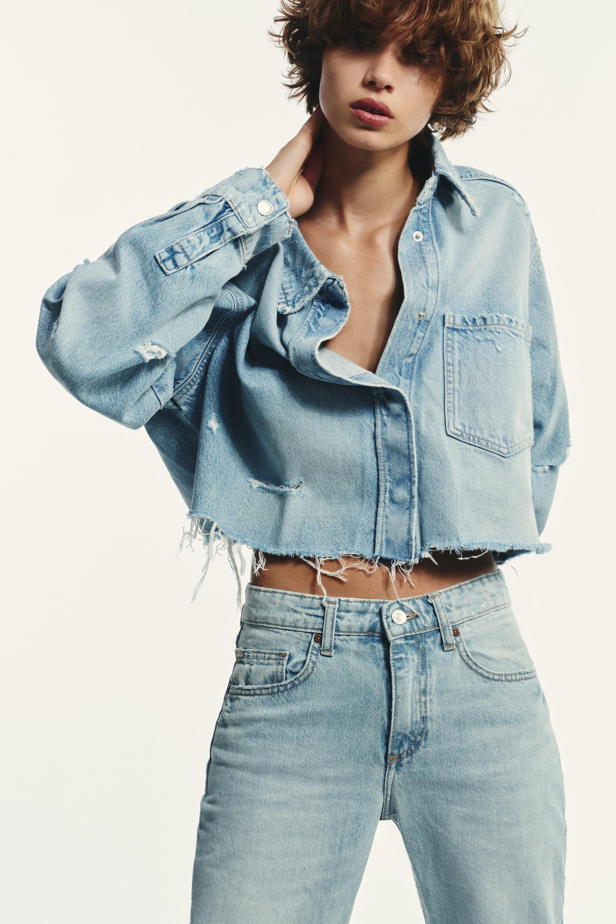 TRF MID-RISE WIDE LEG JEANS | Zara US