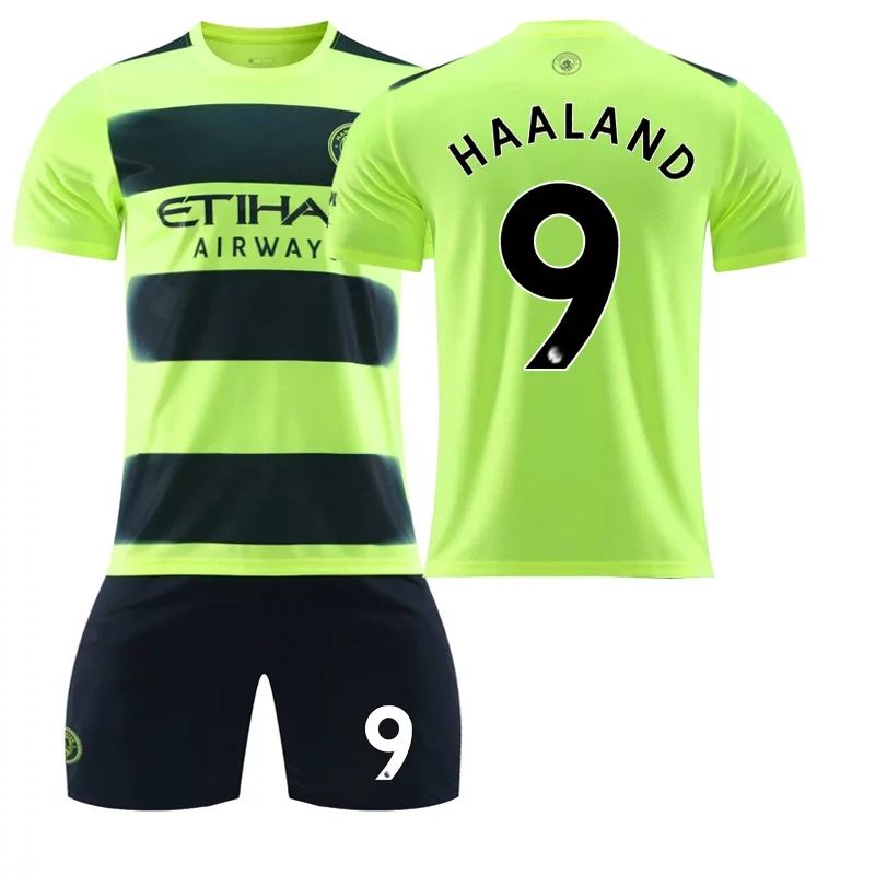 Manchester City 2022-2023 Away Jersey Haaland Activewear for Kids Youth and Adults - Walmart.com | Walmart (US)