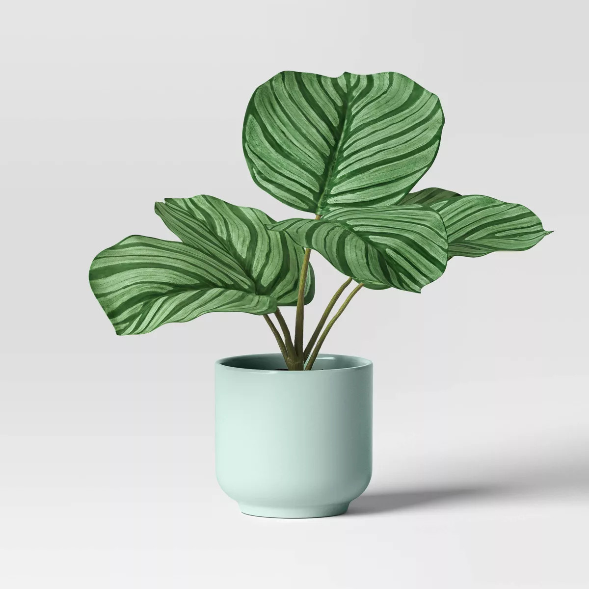 9' Calathea Plant Pot Artificial Plant - Room Essentials™: Indoor Faux Greenery, Melamine Pot | Target