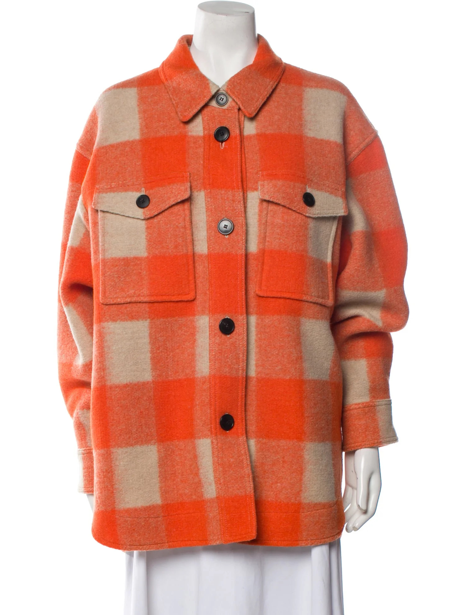 Plaid Print Coat w/ Tags | The RealReal