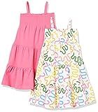 Amazon Essentials Girls' Knit Sleeveless Smocked Tiered Midi Dresses (Previously Spotted Zebra), Pac | Amazon (US)