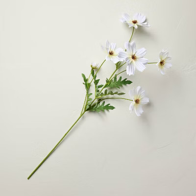 25" Faux White Cosmos Flower Stem - Hearth & Hand™ with Magnolia | Target