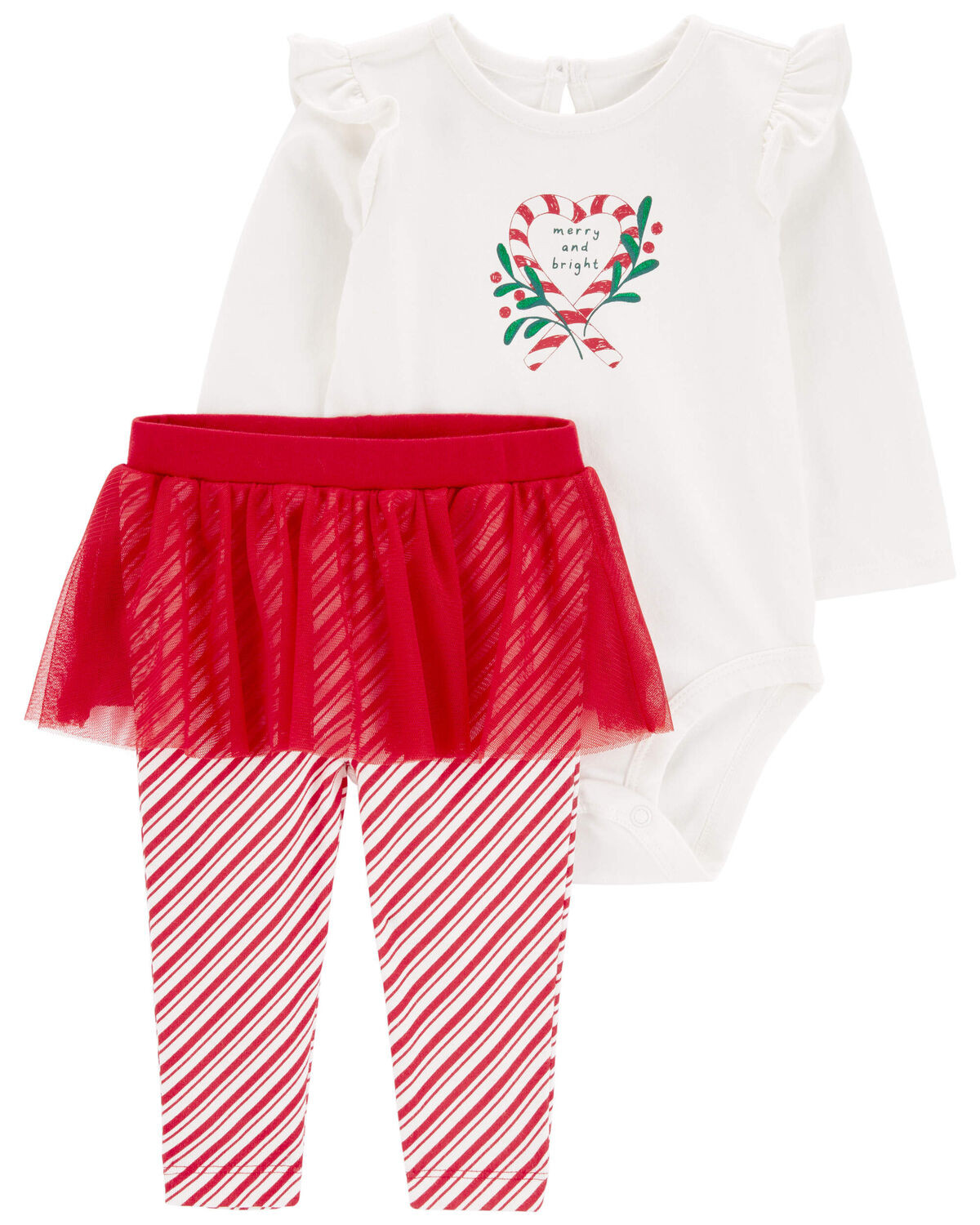 Baby 2-Piece Christmas Bodysuit & Tutu Pant Set - Carter's | Carter's | Carter's Inc