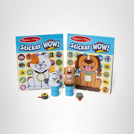 Melissa & Doug Sticker Wow!® Pets (Dog and Cat) Value Pack Arts and Crafts Collectibles - 2 Acti... | Amazon (US)