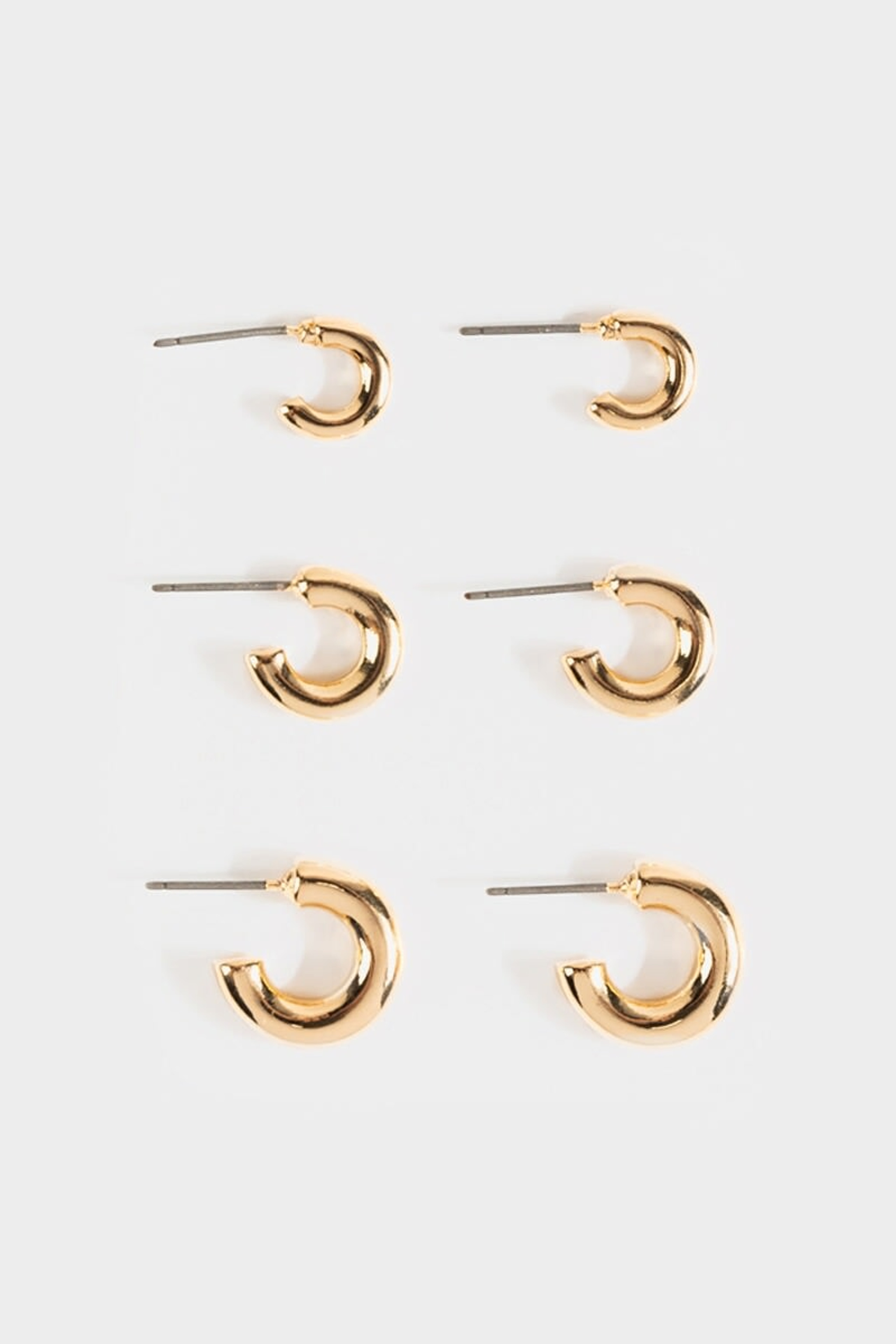 Calliope Smooth Huggie Hoop Set | Francesca's