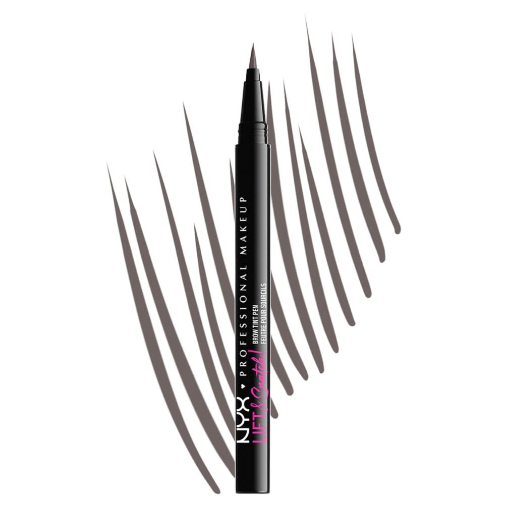 NYX PROFESSIONAL MAKEUP Lift & Snatch Eyebrow Tint Pen, Gray Black | Amazon (US)