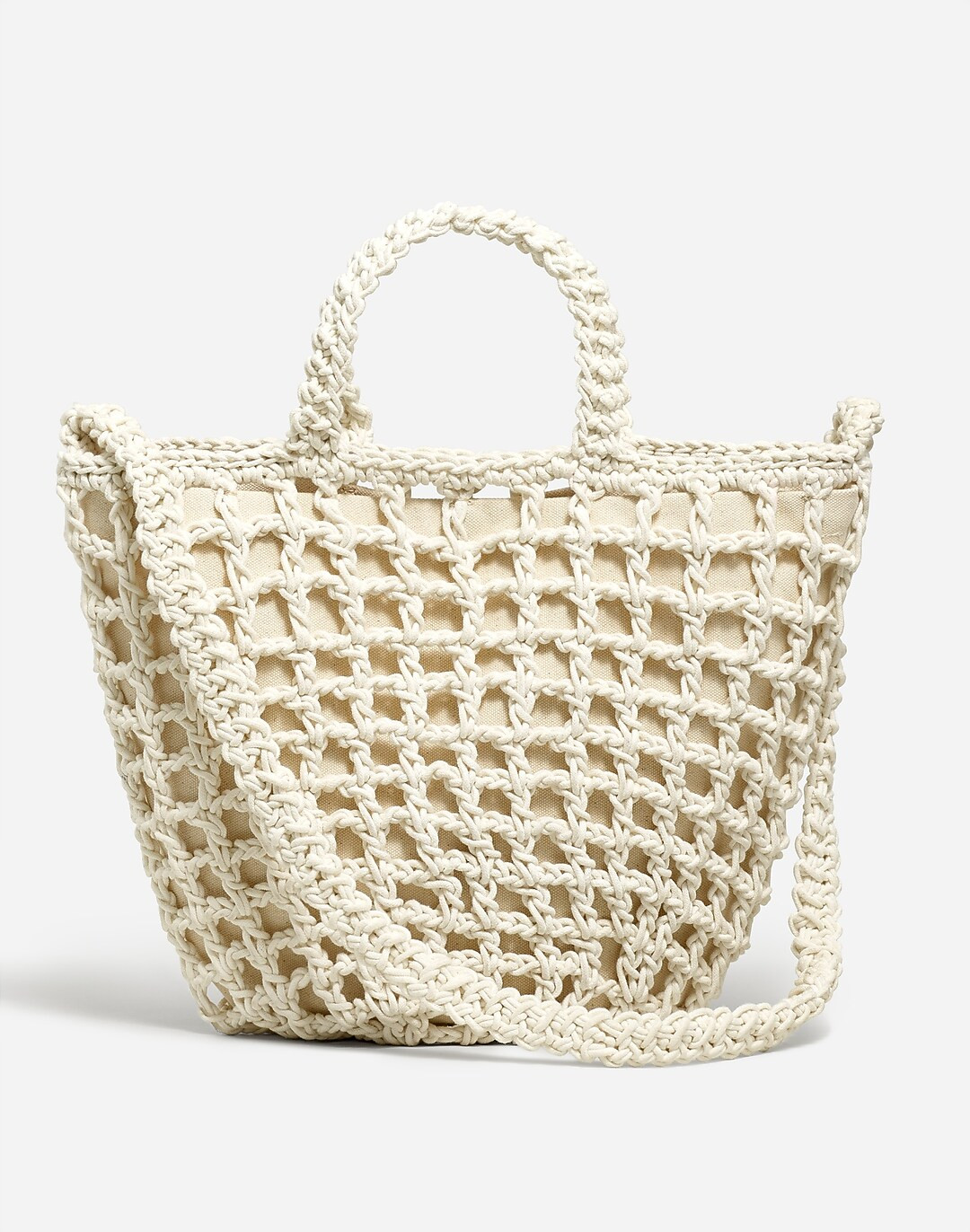 The Crocheted Shoulder Bag | Madewell