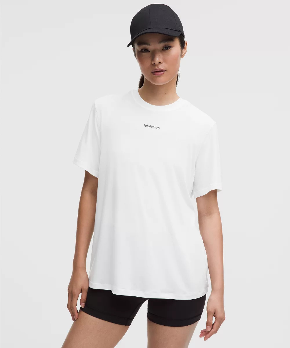 Jersey Training Short-Sleeve Shirt   Wordmark | lululemon (AU)