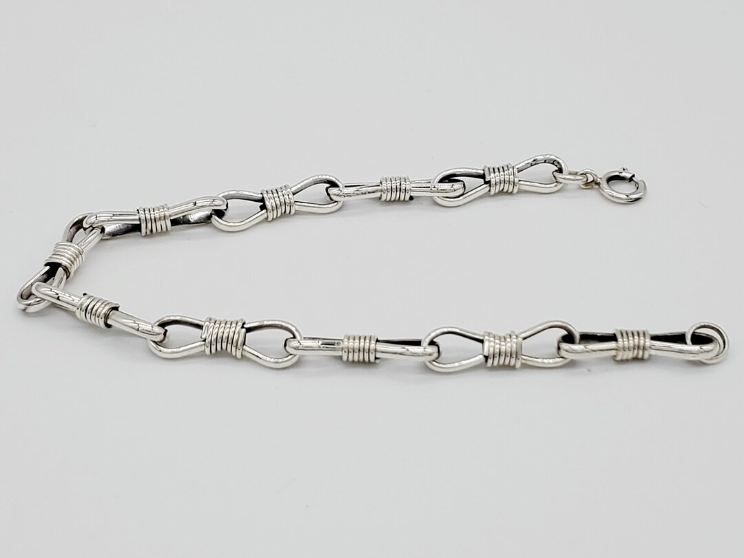 Sterling Silver Chain Choker // Navajo Jewelry // Silver Necklace - Etsy | Etsy (US)