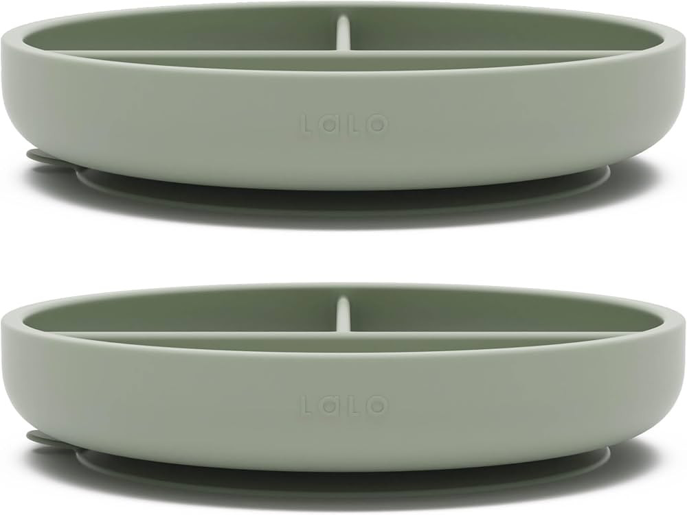 Lalo Suction Plates - 2 Pack, 100% Silicone Non-Toxic BPA-Free Baby Plates with Suction Base To P... | Amazon (US)