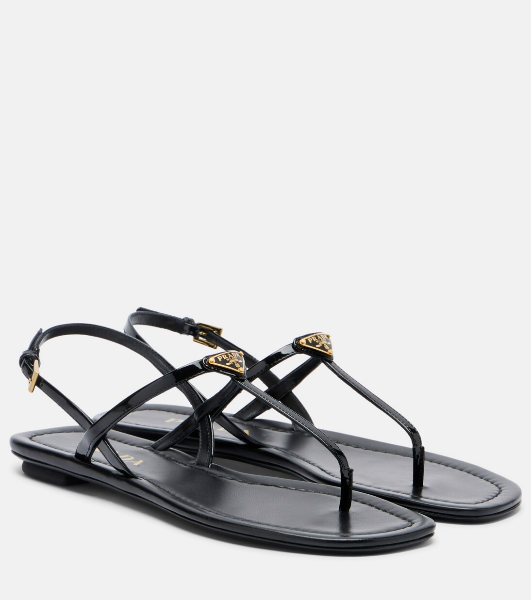 Sandalen aus Lackleder | Mytheresa (DACH)