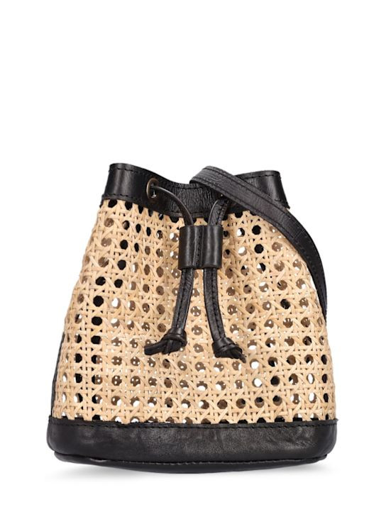 Mini benna rattan bucket bag - Bembien - Women | Luisaviaroma | Luisaviaroma