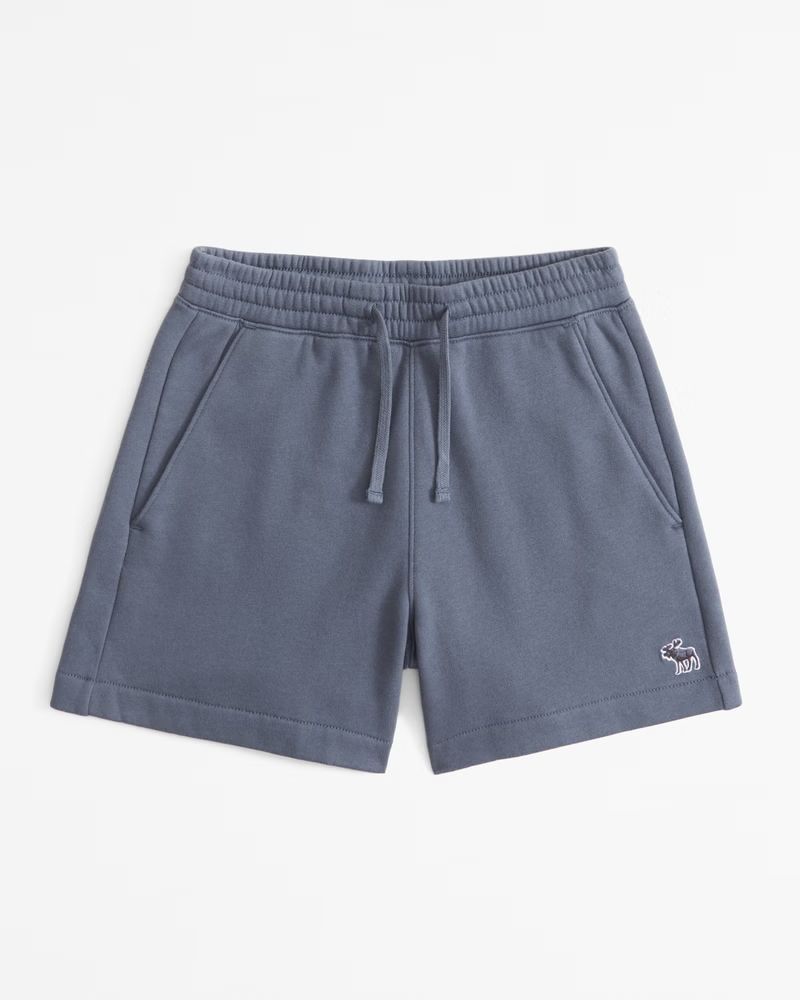 boys essential fleece icon shorts | boys 30% off select styles | Abercrombie.com | Abercrombie & Fitch (US)