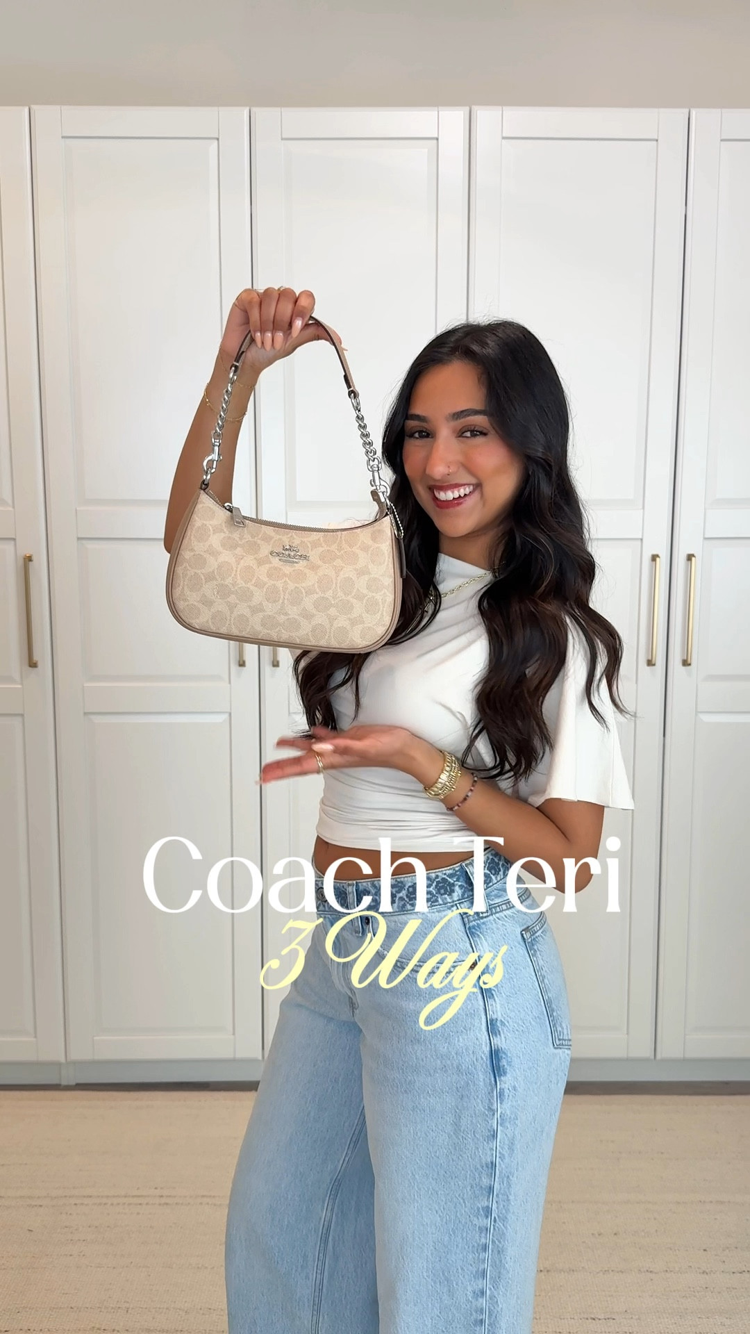 Style my @coach Teri bag 3 ways! ⭐️💐🍸🫶🏽#Coachpartner #CoachNY #Ad shop in my @Shop.LTK .#liketkit 