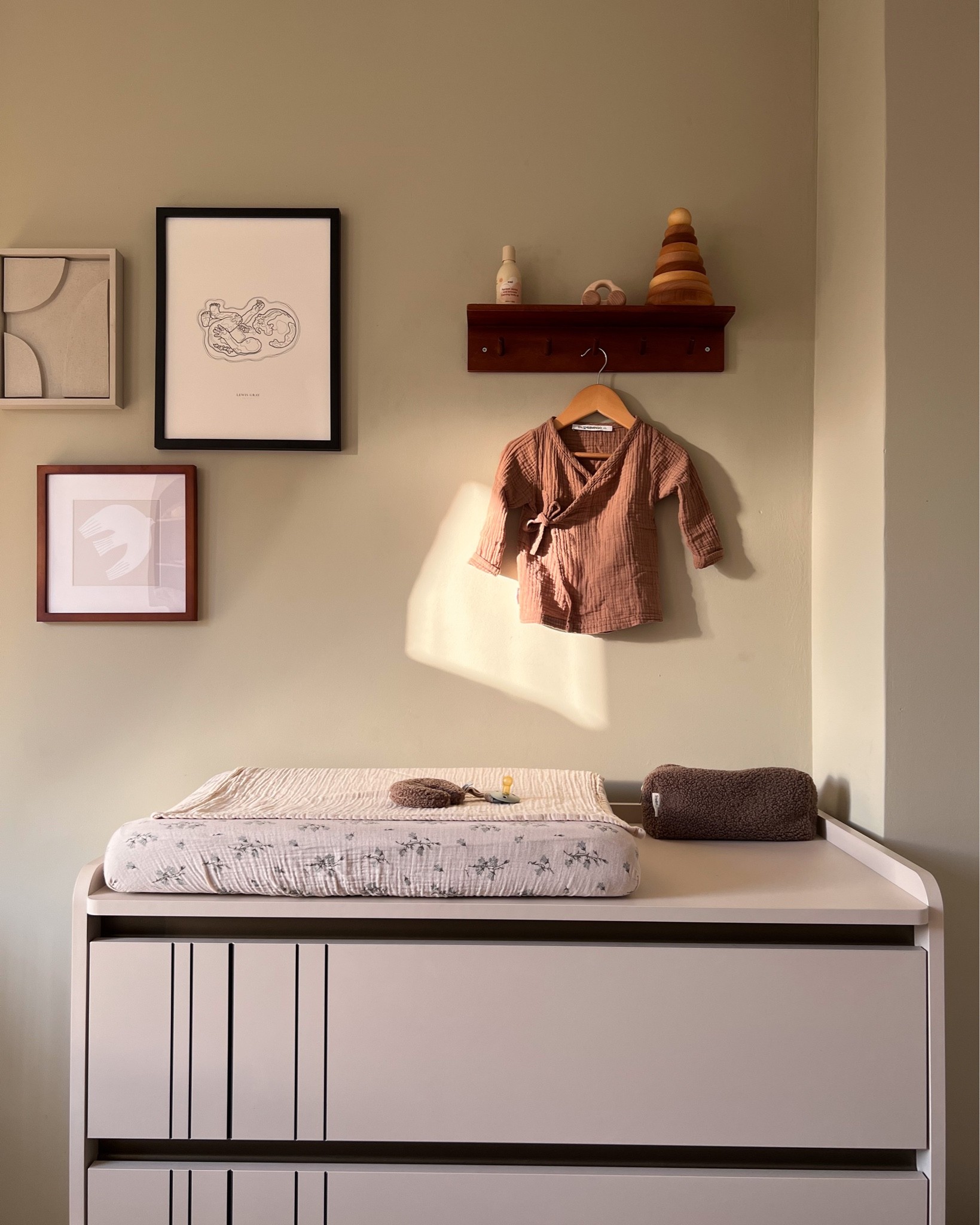 Lewis nursery in neutral colors. The wooden accessories and arty details make it such a playfull place.

#LTKhome #LTKbaby #LTKkids