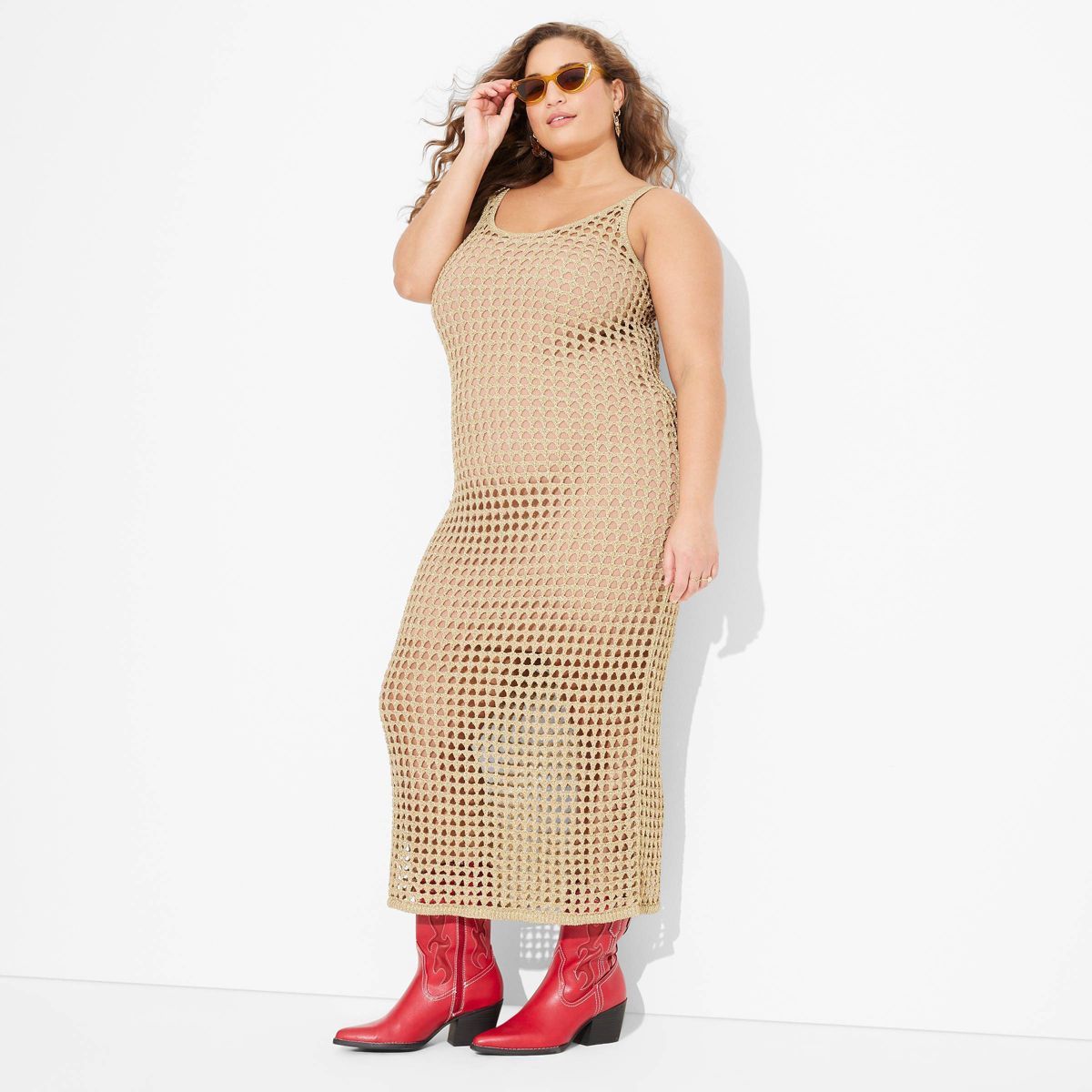 Women's Open Knit Maxi Sweater Dress - Wild Fable™ | Target