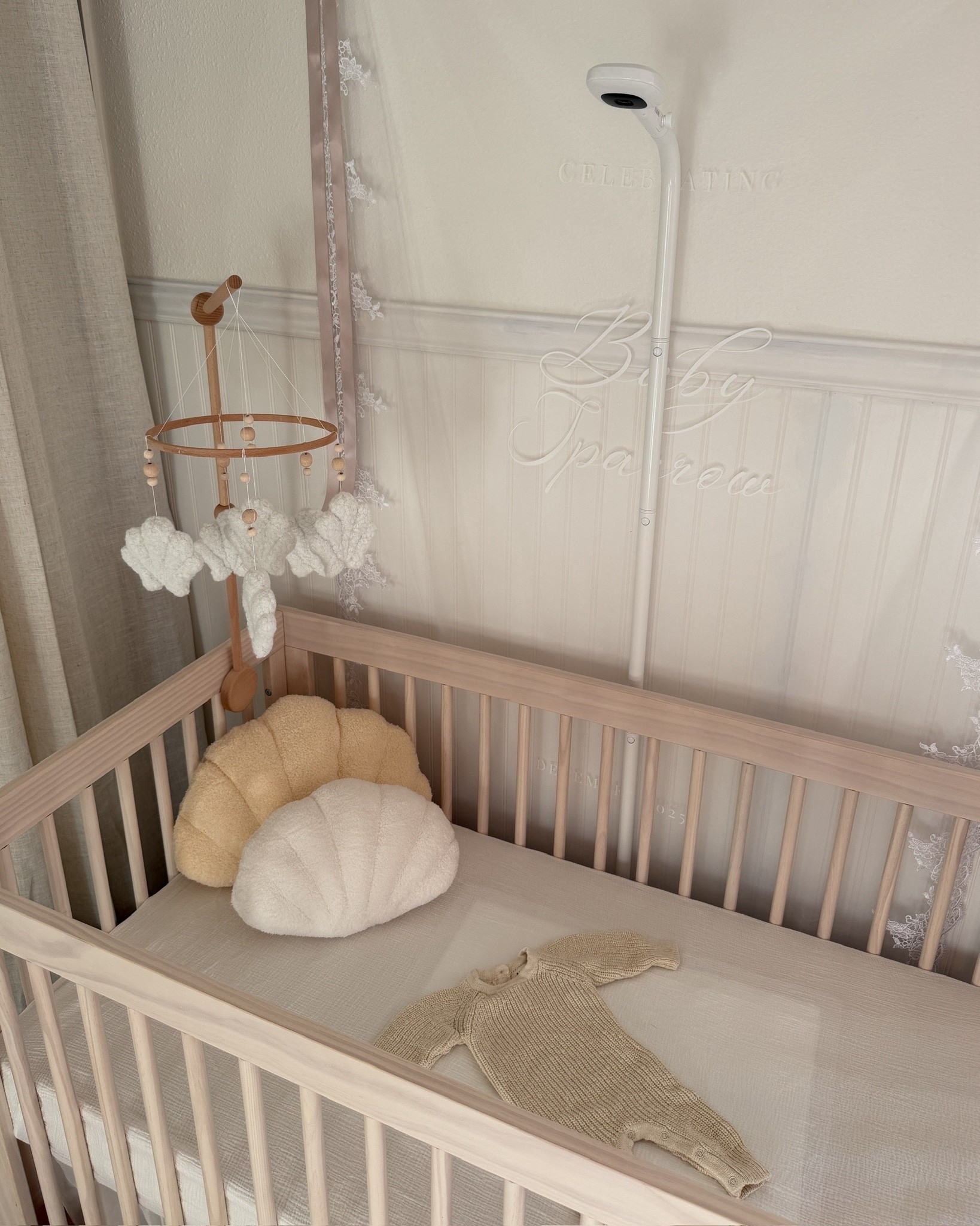 Sharing some of my favorite neutral beach nursery decor - love this wooden crib! 

#LTKHome #LTKBaby #LTKmomlife