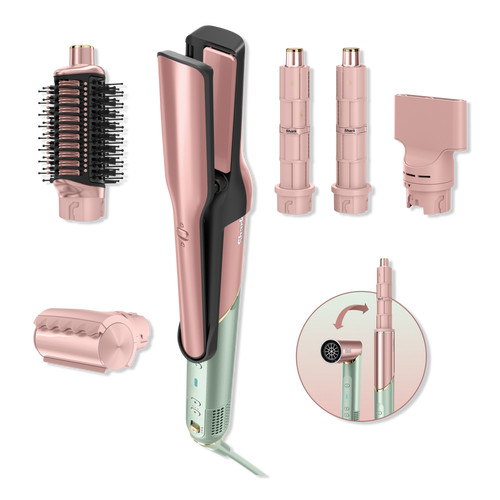 Shark Beauty Glam Ceramic Air Styling & Drying System in Strawberry Matcha | Ulta