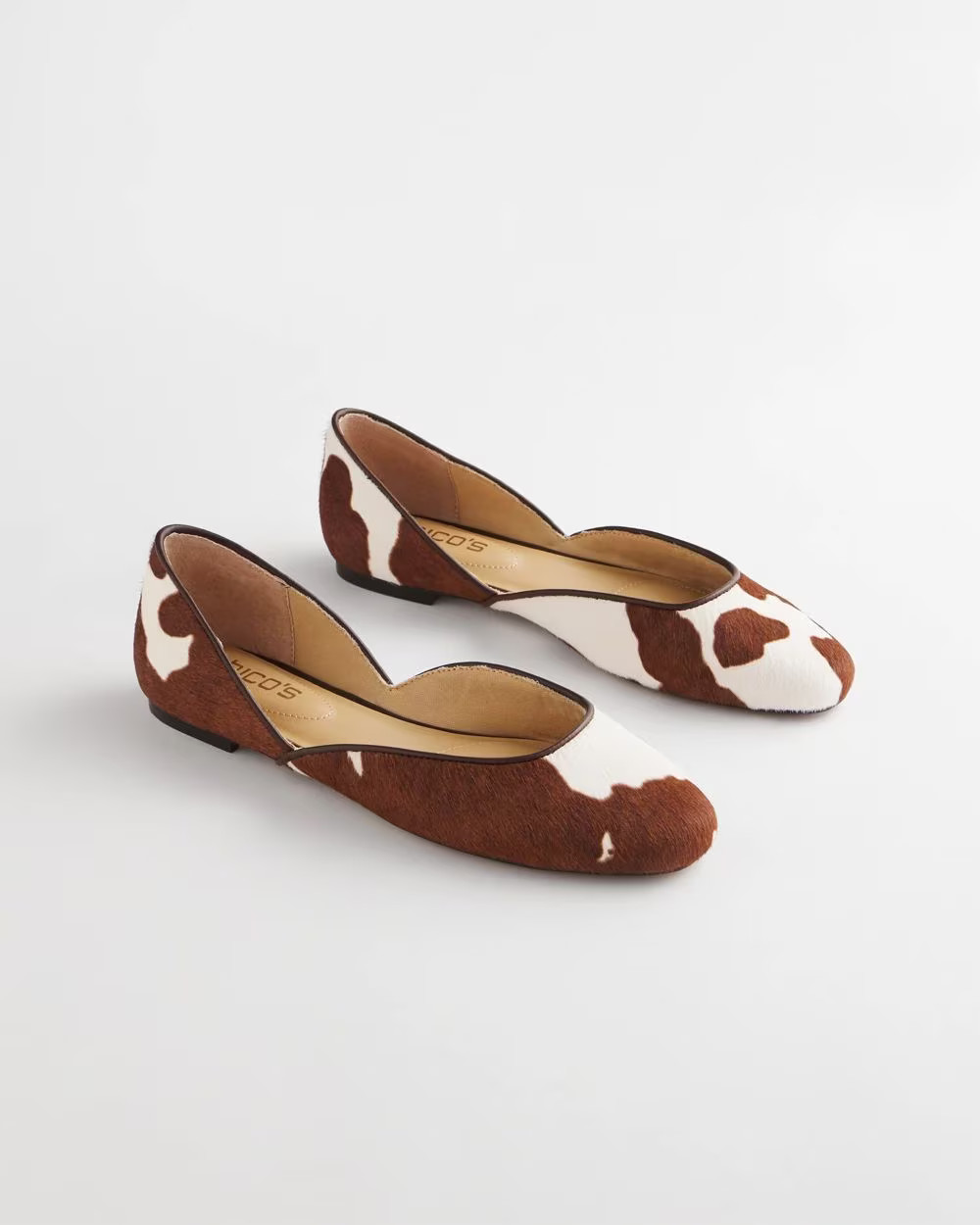 Sophie Pony Haircalf Leather Flats | Chico's