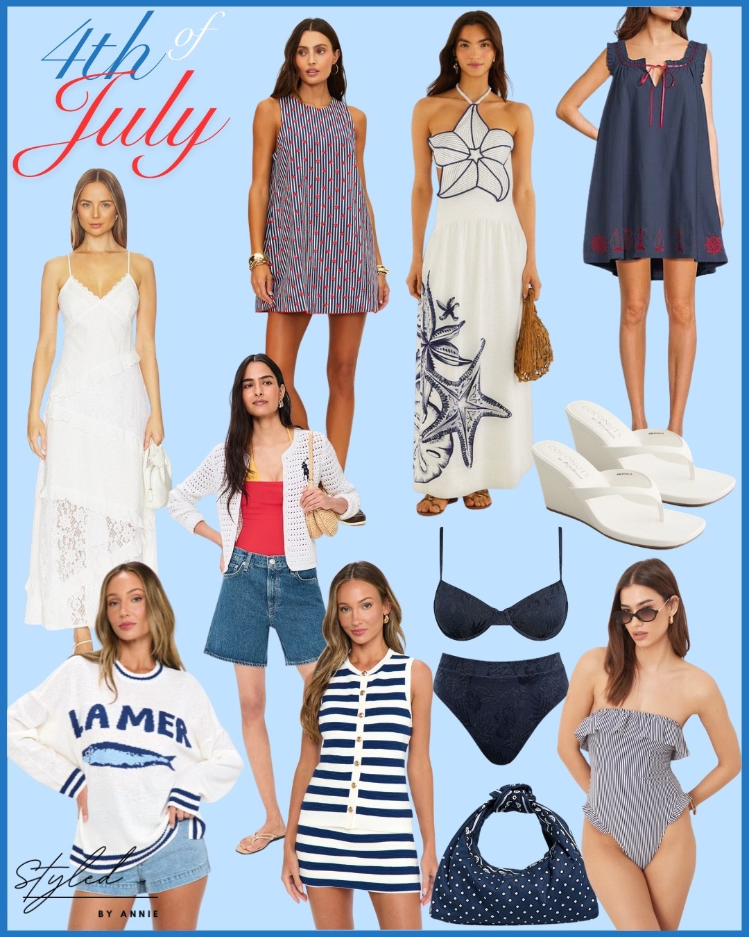 July 4th at the beach!🇺🇸👙💙

#july4th #fourthofjuly #fourthofjulyoutfit #beachtrip #beachoutfit #redwhiteandblue

#LTKSeasonal #LTKSwim #LTKootd