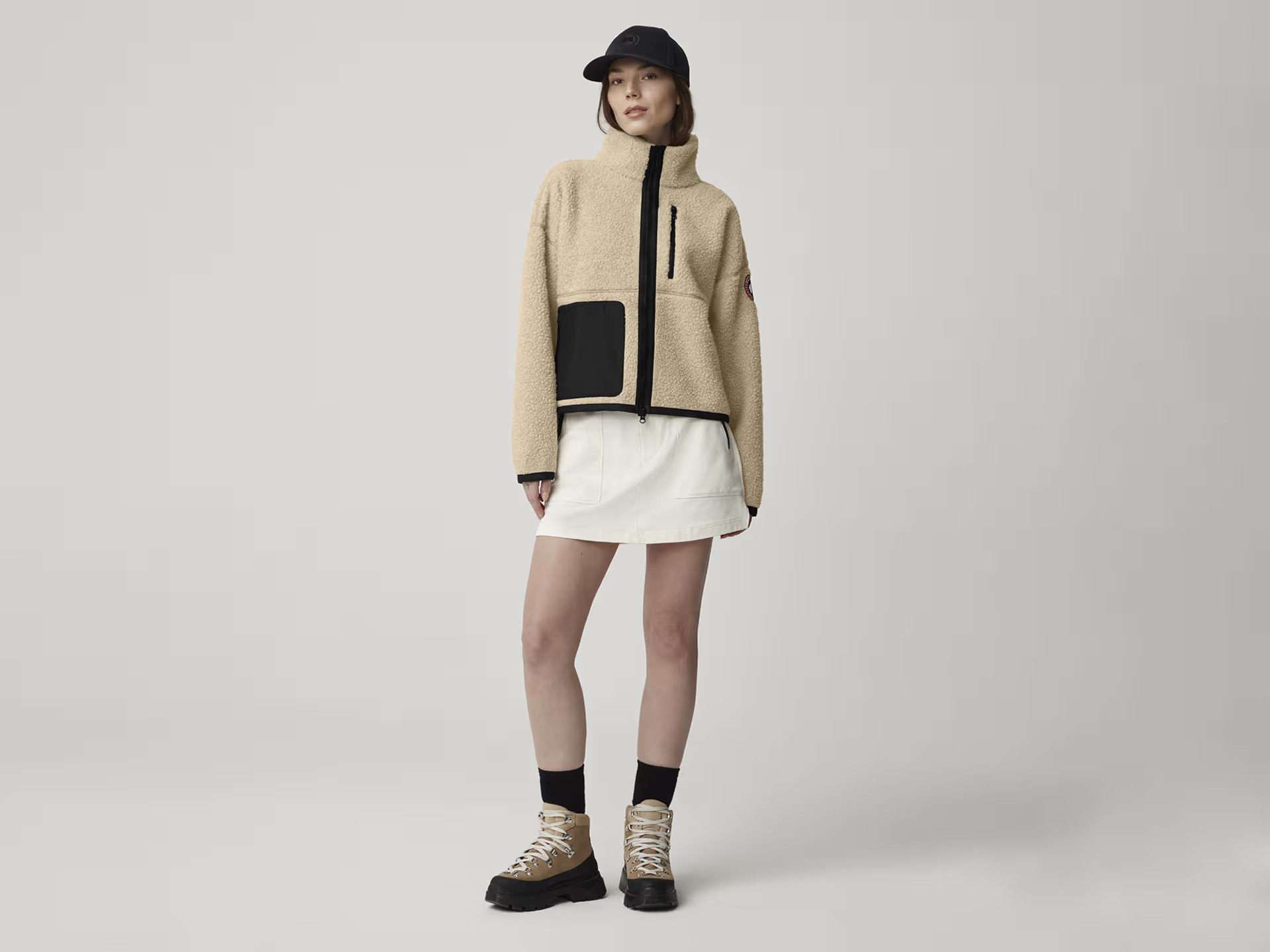 Simcoe Zip Up Sweater Kind High Pile Fleece | Canada Goose