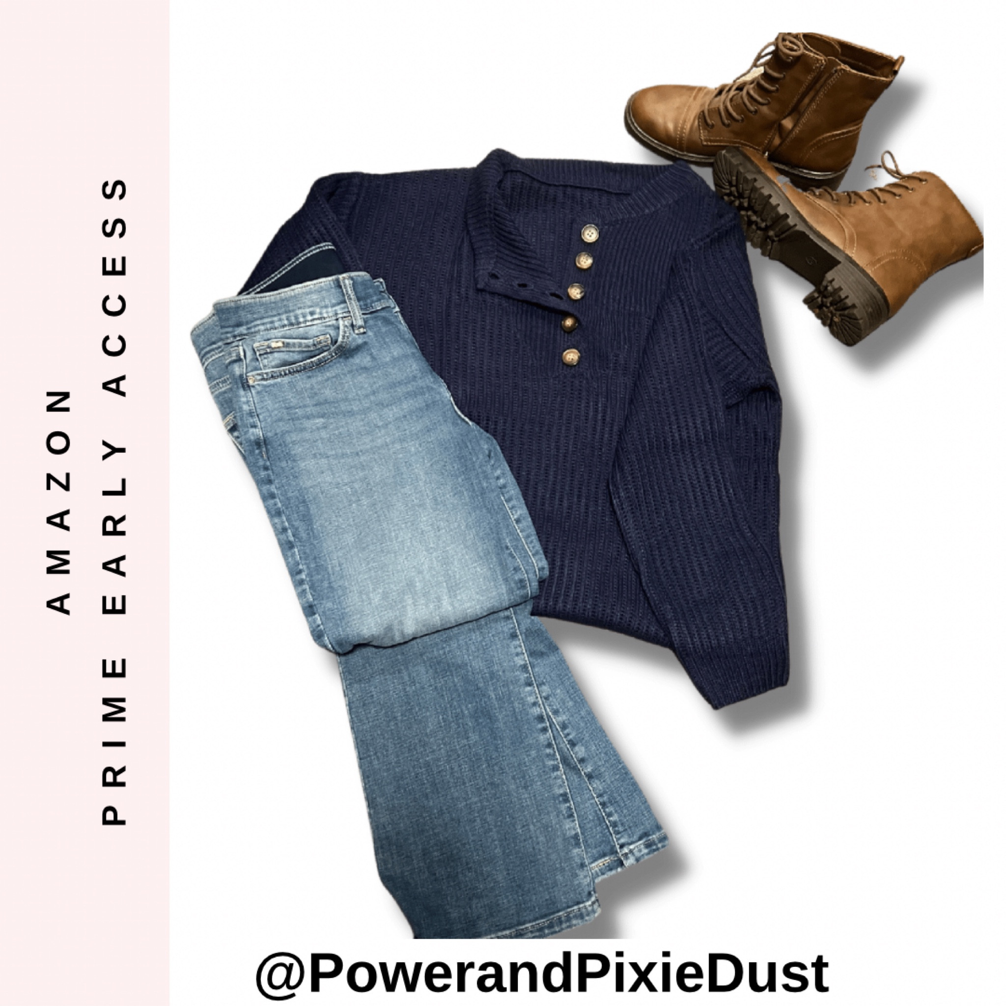 I love #falloutfits that are , what I call, #casualchic a good fitting pair of #bootcutjeans a cozy and stylish sweater and #ankleboots. Just in time for #primeearlyaccess

#LTKsalealert #LTKfit #LTKstyletip