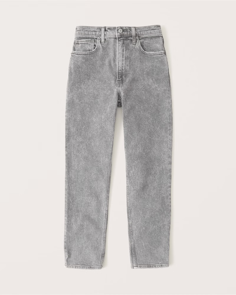 High Rise Mom Jeans | Abercrombie & Fitch (US)