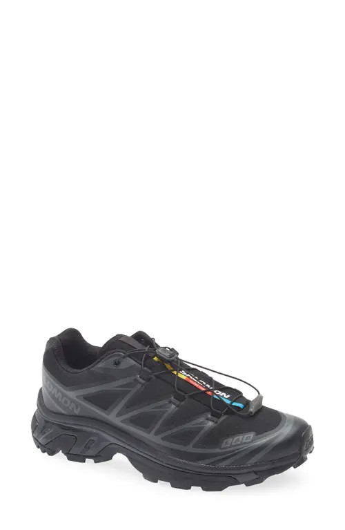Salomon Gender Inclusive XT-6 Sneaker in Black/Black/Phantom at Nordstrom, Size 5.5 Women's | Nordstrom