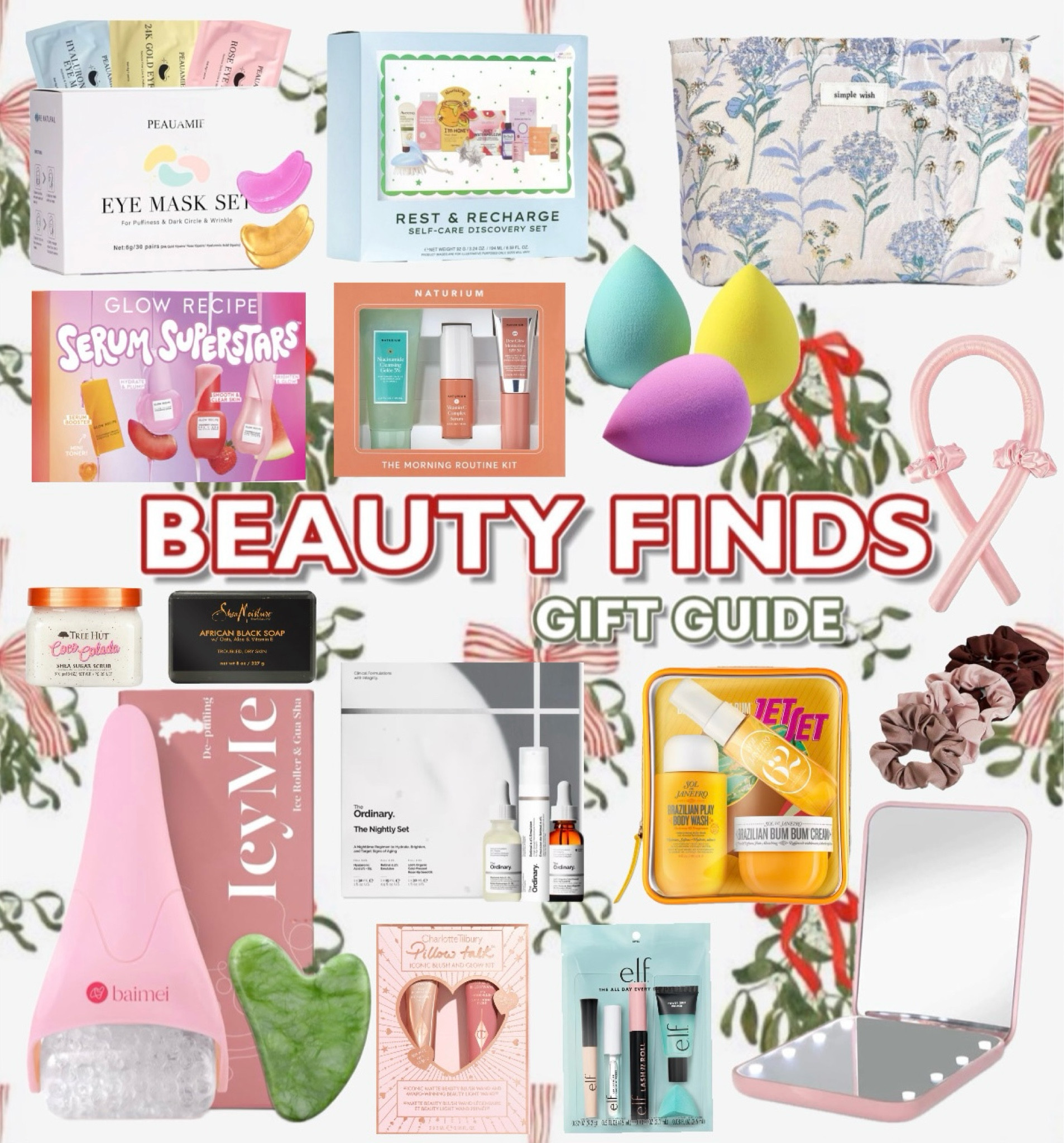GIFT GUIDE: BEAUTY FINDS !
everyone loves a good skin care and beauty moment. a perfect stocking stuffer or gift that will go into use. the best part is the beauty gift sets that have all the viral favs for a great buck. take a little look in the LTK link.

#LTKHoliday #LTKGiftGuide #LTKSaleAlert
