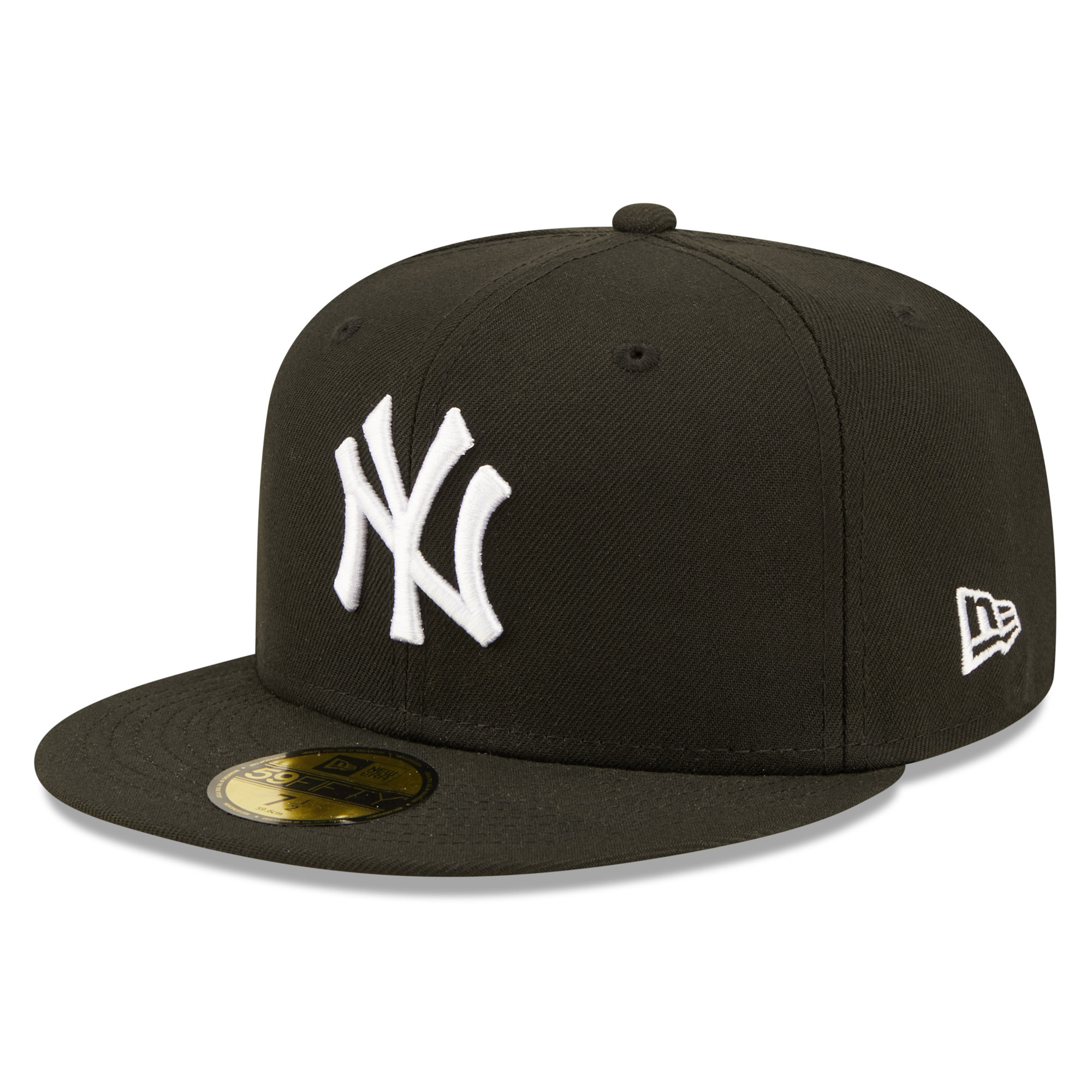 Men's New Era Black New York Yankees Team Logo 59FIFTY Fitted Hat | Fanatics
