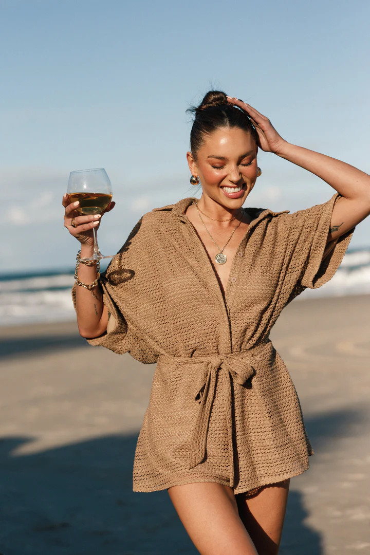 Culpo Romper - Mocha | Petal & Pup (US)