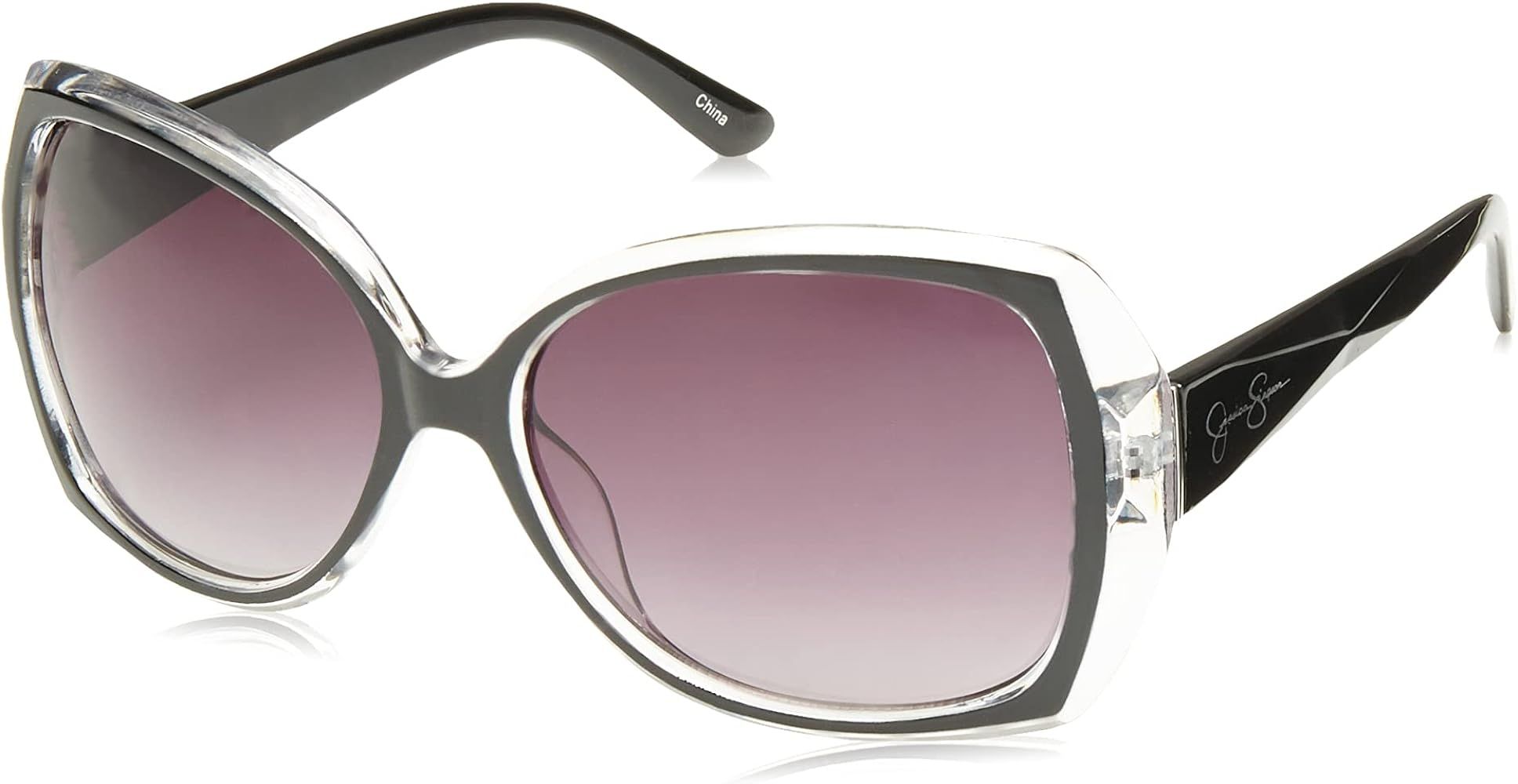 Jessica Simpson J5234 Oversized Women's Butterfly Square Sunglasses with 100% Uv Protection. Glam... | Amazon (US)