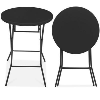 Best Choice Products 32in Bar Height Folding Table, Indoor Outdoor Accessory w/ Thick Table Top, 330lb Capacity - Black | Target