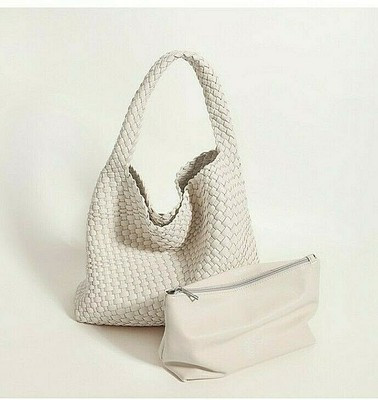 Woven Knitted PU Vegan Leather Tote Purse Ladies Large Shoulder Shopping Bag  | eBay | eBay US