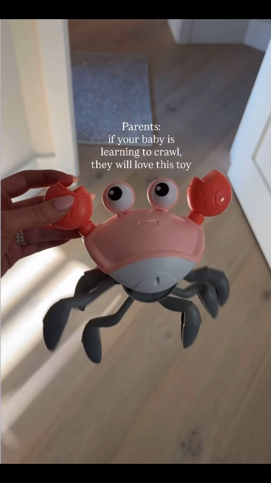 a fun way to encourage little ones to crawl 🦀 #crawlingbaby #babytoy #baby

#LTKFindsUnder50 #LTKBaby #LTKKids