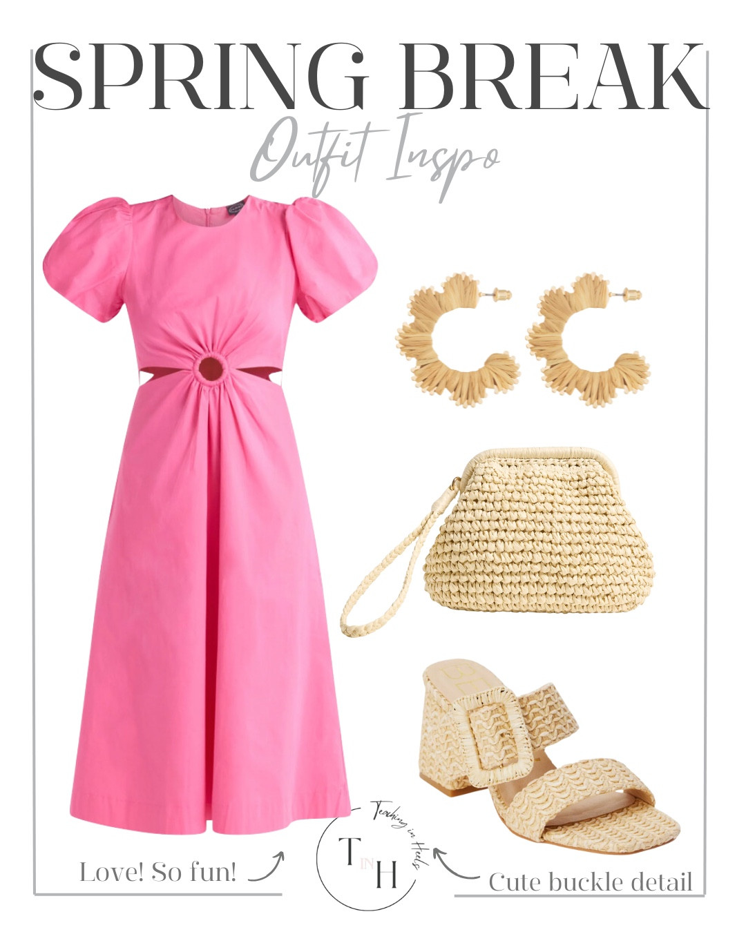 Puff sleeve o ring dress  beach wedge  raffia earrings  straw clutch  spring break OOTD  spring outfit inspo  springtime  teacher style  teacher work style workwear  business casual  business office outfit  teacher ootd  teacherfit   ootd  shirt trendteacher  teacher outfits  teacher 

#LTKStyleTip #LTKSaleAlert #LTKSeasonal