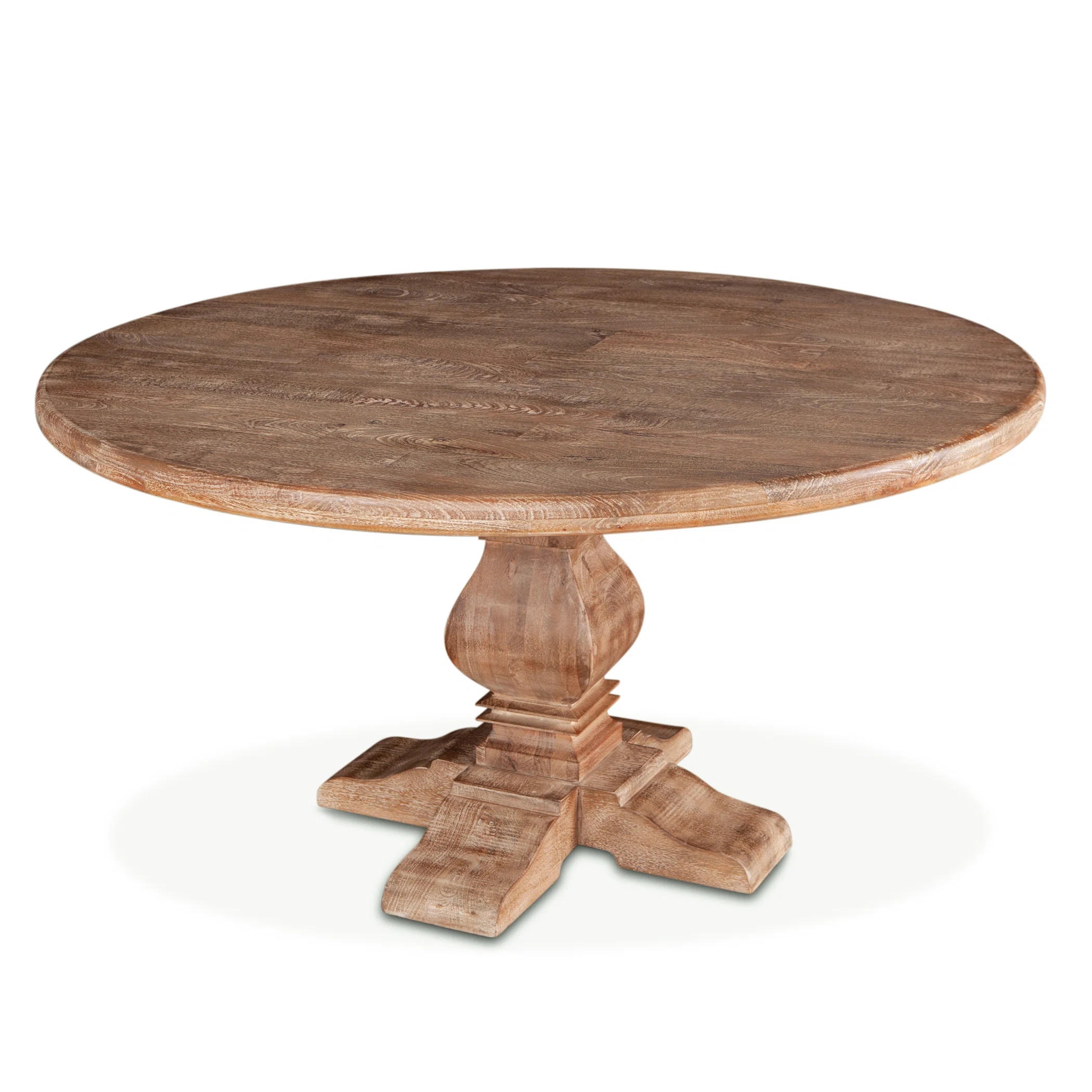 Ophelia & Co. Candace Round Solid Wood Dining Table & Reviews | Wayfair | Wayfair North America