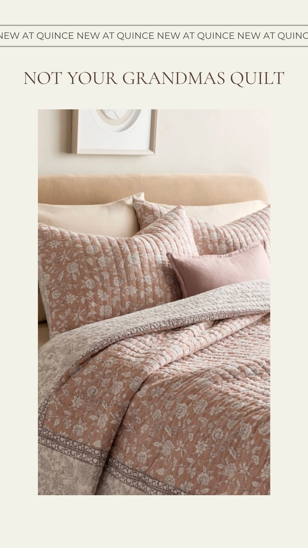 New quilt at quince. So so pretty. Other colours are already sold out!!

#LTKcanada #LTKsummer #LTKhome