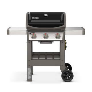 Spirit II E-310 3-Burner Propane Gas Grill in Black | The Home Depot