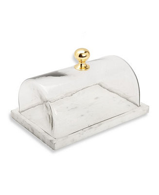 Rectangular Marble Cake Dome with Knob | Macy's Canada